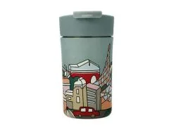 Megan McKean Cities Double Wall Insulated Cup 350ML Melbourne -KITCHENWARE SHOP jr0086 2