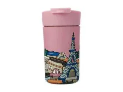 Megan McKean Cities Double Wall Insulated Cup 350ML Paris -KITCHENWARE SHOP jr0090 2