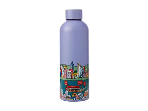 Megan McKean Cities Double Wall Insulated Bottle 500ML Hong Kong 3 Megan McKean Cities Double Wall Insulated Bottle 500ML Hong Kong