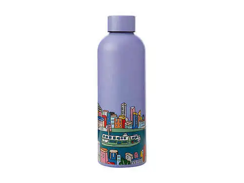 Megan McKean Cities Double Wall Insulated Bottle 500ML Hong Kong 5 Megan McKean Cities Double Wall Insulated Bottle 500ML Hong Kong - Image 3