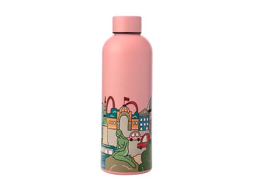 Megan McKean Cities Double Wall Insulated Bottle 500ML Copenhagen 3 Megan McKean Cities Double Wall Insulated Bottle 500ML Copenhagen
