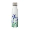 Katherine Castle Floriade Double Wall Insulated Bottle 450ML Irises -KITCHENWARE SHOP jr0147