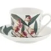 Royal Botanic Gardens Australian Botanics Breakfast Cup & Saucer 450ML Flowering Gum Gift Boxed -KITCHENWARE SHOP jy0076