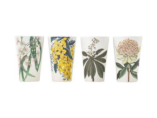 The Blck Pen Golden Summer Bamboo Tumbler 440ML Set Of 4 Assorted 3 The Blck Pen Golden Summer Bamboo Tumbler 440ML Set Of 4 Assorted