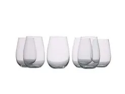 Mansion Stemless White Wine Glasses 500ML Set Of 6