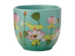 Royal Botanic Gardens Victoria Lotus Planter Pot 12cm Mint -KITCHENWARE SHOP kp0006 2