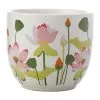 Royal Botanic Gardens Victoria Lotus Planter Pot 12cm White 1 Royal Botanic Gardens Victoria Lotus Planter Pot 12cm White -KITCHENWARE SHOP kp0007