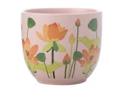Royal Botanic Gardens Victoria Lotus Planter Pot 12cm Pink 7 Royal Botanic Gardens Victoria Lotus Planter Pot 12cm Pink -KITCHENWARE SHOP kp0009 2