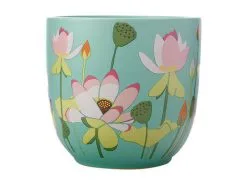 Royal Botanic Gardens Victoria Lotus Planter Pot 16cm Mint -KITCHENWARE SHOP kp0020 2