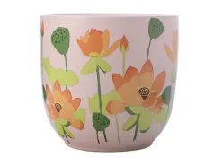 Royal Botanic Gardens Victoria Lotus Planter Pot 16cm Pink
