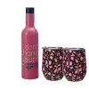 Kasey Rainbow Be Kind Double Wall Insulated Wine Set 3pc Spots Gift Boxed -KITCHENWARE SHOP lb0011