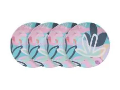 Rach Jackson Rock Garden Melamine Plate 20cm Set Of 4