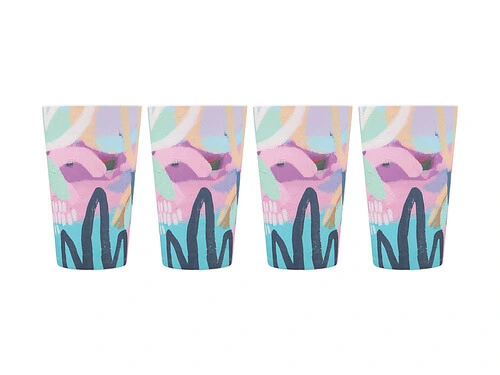 Rach Jackson Rock Garden Melamine Tumbler 440ML Set Of 4 5 Rach Jackson Rock Garden Melamine Tumbler 440ML Set Of 4 - Image 3