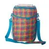 Kasey Rainbow Be Kind Insulated Picnic Cooler Bag Plaid -KITCHENWARE SHOP li0017