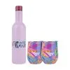 Kasey Rainbow Be Fierce Double Wall Insulated Wine Set Courageous 3pc Gift Boxed 2 Kasey Rainbow Be Fierce Double Wall Insulated Wine Set Courageous 3pc Gift Boxed -KITCHENWARE SHOP lj0019