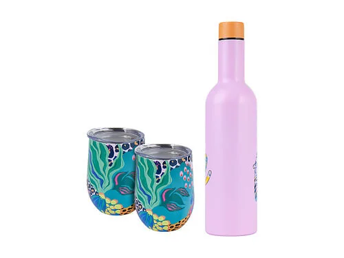 Kasey Rainbow Be Fierce Double Wall Insulated Wine Set Fierce 3pc Gift Boxed 5 Kasey Rainbow Be Fierce Double Wall Insulated Wine Set Fierce 3pc Gift Boxed - Image 3