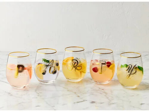 The Letterettes Stemless Glass 500ML Y Gift Boxed"" 4 The Letterettes Stemless Glass 500ML Y Gift Boxed"" - Image 2