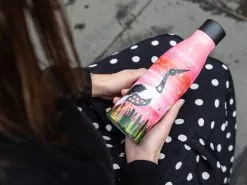 Melanie Hava Jugaig-Bana-Wabu Double Wall Insulated Bottle 500ML Jabirus Pink -KITCHENWARE SHOP melanie hava pink jabirus drink bottle