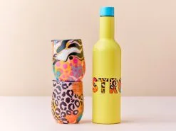 Kasey Rainbow Be Fierce Double Wall Insulated Wine Set Strong 3pc Gift Boxed -KITCHENWARE SHOP ss22 website maxwell williams kaseyrainbow befierce wineset strong